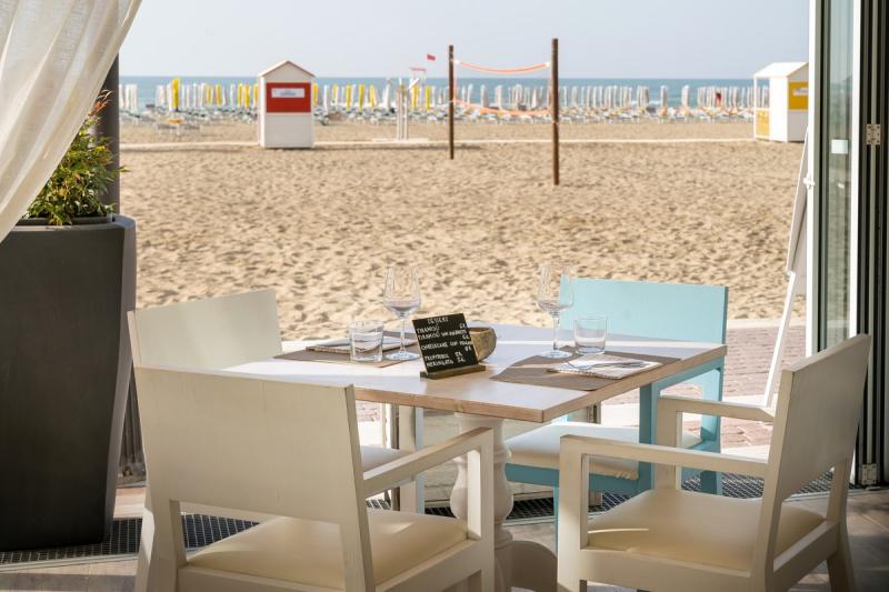 Directly on the beach